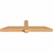 Ekena Millwork Eugene Smooth Timber Gable Bracket, Western Red Cedar, 72"W x 18"H x 5 1/2"D x 5 1/2"F, 6/12 Pitch GBW072X18X0606EUG00SWR - alternate 4